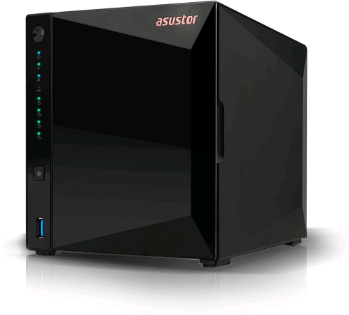 ASUSTOR DRIVESTOR 4 PRO GEN2 AS3304T V2 4 BAY NAS ENCLOSURE STORAGE 1,7 GHz QUAD-CORE RAM 2GB DDR4 2,5 GbE NETWORK ATTACHED STORAGE PER ARCHIVIAZIONE CLOUD NERO